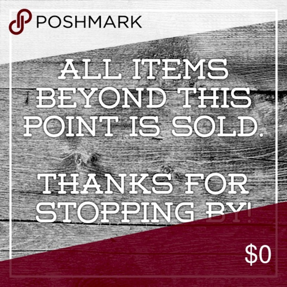 SOLD Beyond This Point